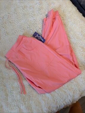 Heartsoul Pink Drawstring Jogger Scrub Pants